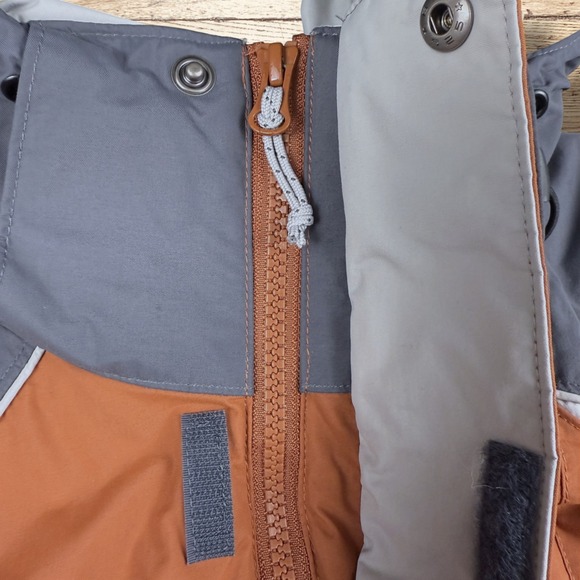 COLUMBIA Interchange 3 in 1 Mens Insulated Coat Jacket Burnt Orange Gray Size M - Picture 8 of 15